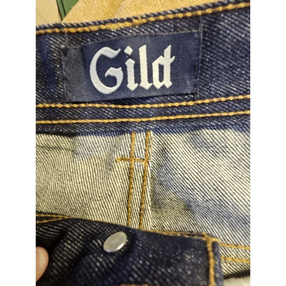 Gilded‎ Age & Co Gild Collection Clean Edge Indigo Jeans Men 32x34